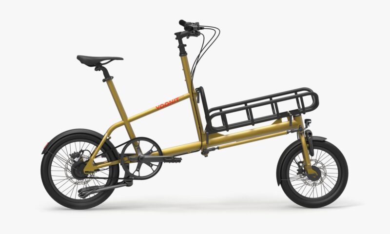 YOONIT mini cargo bike smart Curcuma